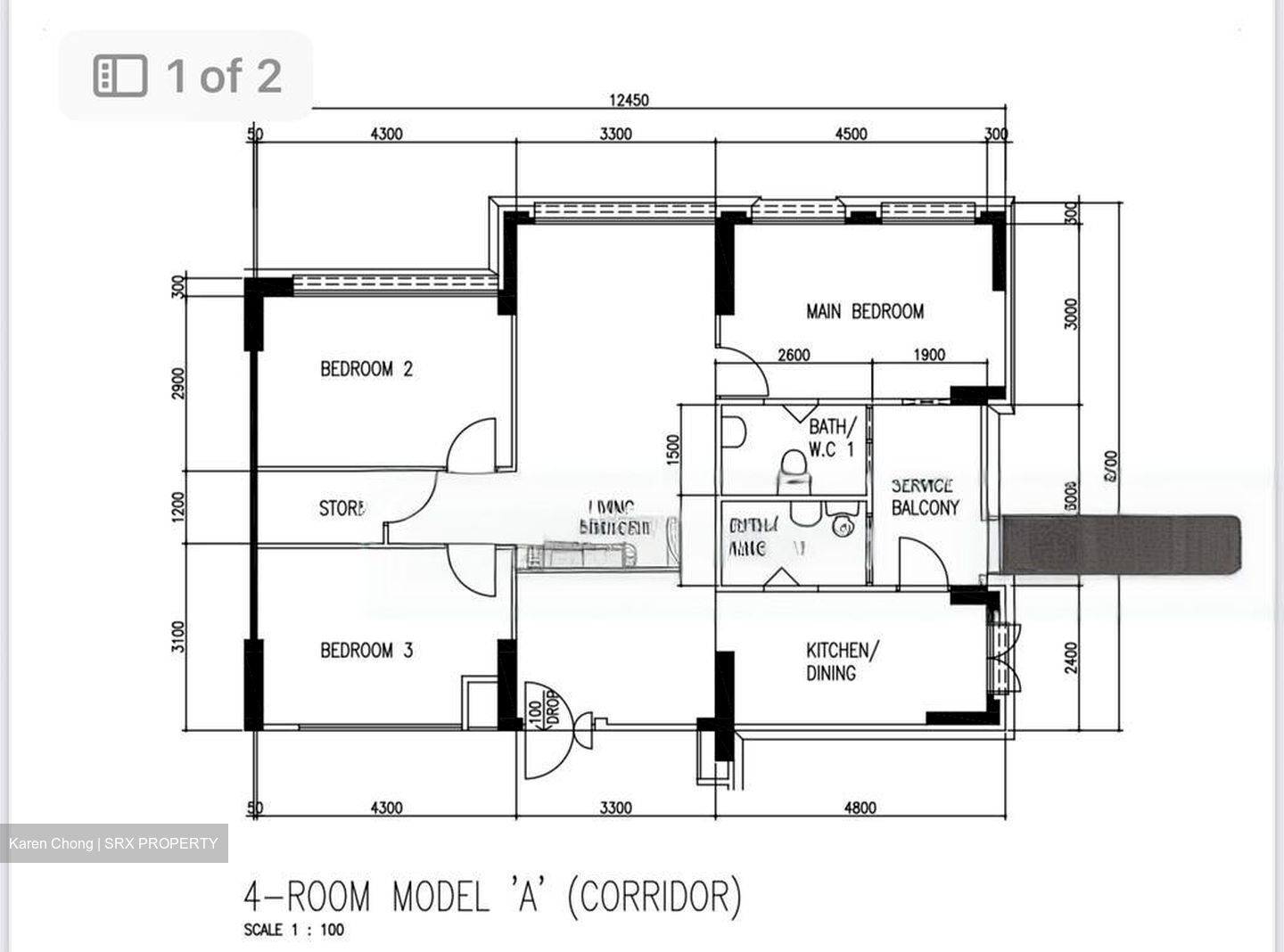 Blk 298 Bukit Batok Street 22 (Bukit Batok), HDB 4 Rooms #476729641